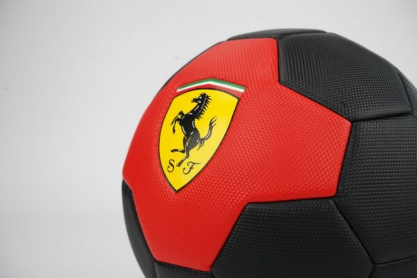Mingie de fotbal Ferrari marimea 5 rosu negru 272008 2