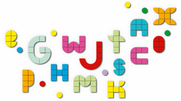 O multime de dots inscriptie, LEGO 41950