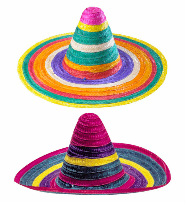 Palarie sombrero multicolora
