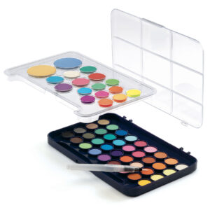 Paleta artistului, 50 de culori guase, djeco