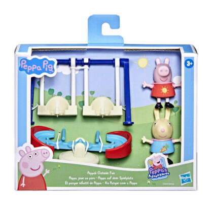 Peppa pig set aventura din parc