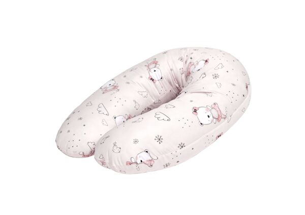 Perna de alaptat 190 cm , pink ballerina bear