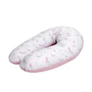 Perna de alaptat 190 cm , pink moons & stars