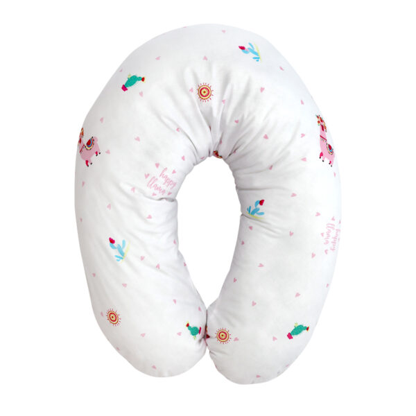Perna de alaptat 190 cm , white happy lama