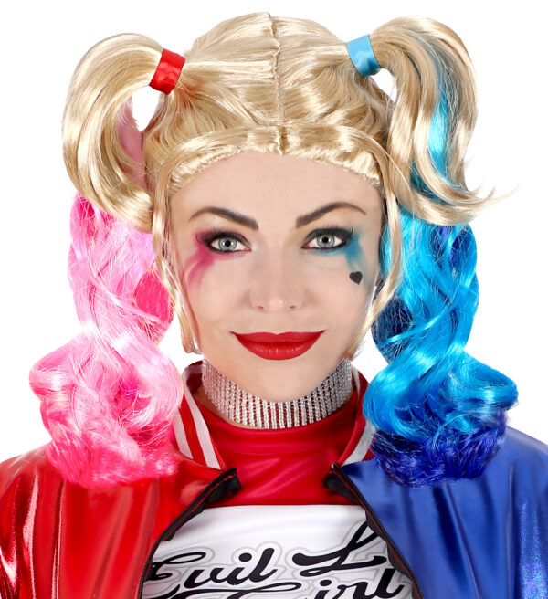 Peruca harley quinn halloween