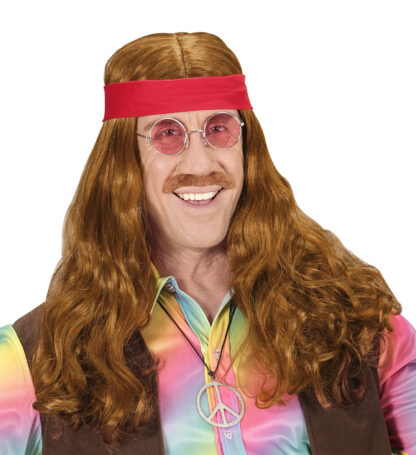 Peruca hippie barbati