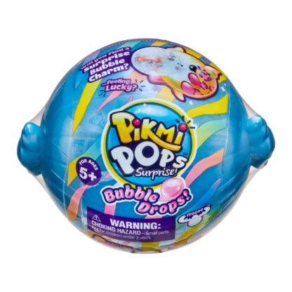 Pikmi pops jucarie antistress surpriza bubble drops s2 neon wild albastru