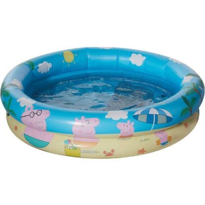 Piscina Gonflabila Pepa Pig cu Doua Inele 74 x 18 cm 295885 0