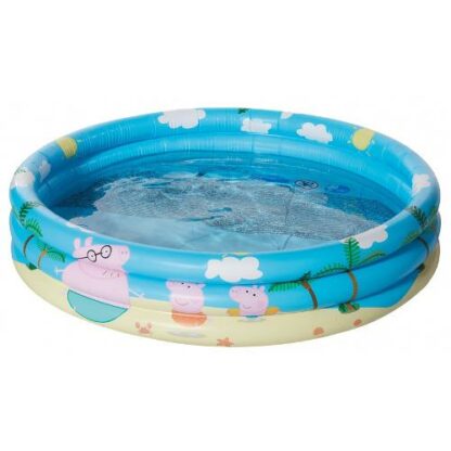 Piscina Gonflabila Pepa Pig cu Trei Inele 100 x 23 cm 295882 0