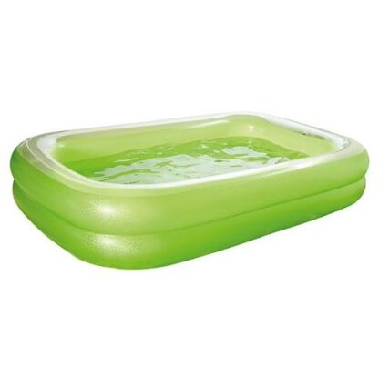 Piscina Gonflabila cu 2 Inele Verde Neon 296016 0