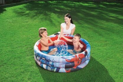 Piscina Spider Man gonflabila pentru copii 3 ani Bestway 98018 122 x 30 cm 200 litri 324510 1