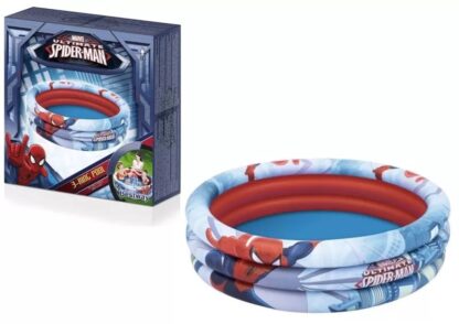 Piscina Spider Man gonflabila pentru copii 3 ani plus 122 x 30 cm 200 litri Bestway 324510 2