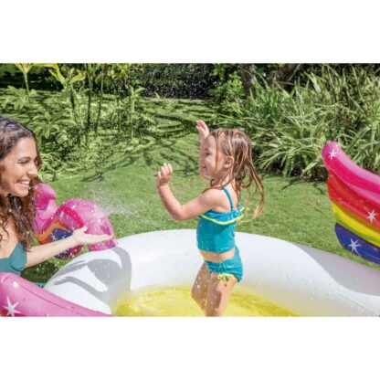 Piscina gonflabila Intex Mystic Unicorn Spray 151 Litri 272 x 193 x 104 cm 57441 multicolor 310654 1