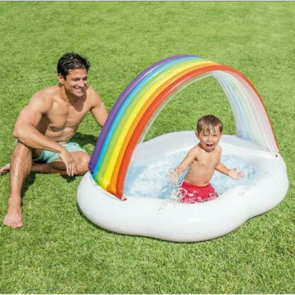 Piscina gonflabila copii Intex Curcubeu multicolor 100 Litri 102 x 89 cm 57141 310669 1