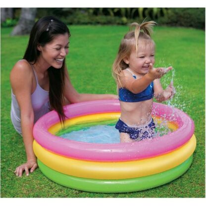 Piscina gonflabila copii Intex Sunset glow baby pool 73 Litri 86 x 25 cm 58924 310578 1