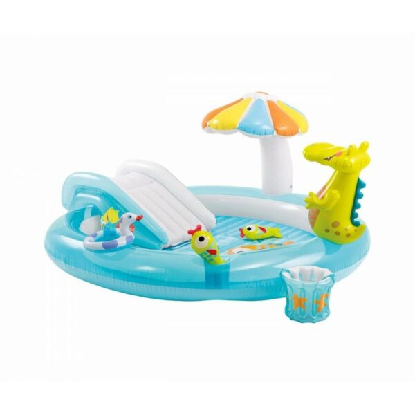 Piscina gonflabila cu tobogan Intex Gator Play Center 160 Litri 201 x 170 x 84 cm 57165 310672 0