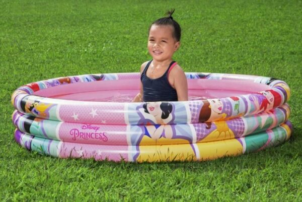 Piscina gonflabila pentru copii 2 ani Printesele Disney Bestway 91047 122 x 25 cm 140 litri 324520 1