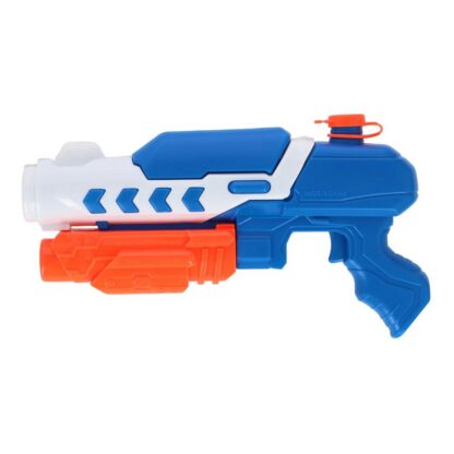 Pistol de baloane din sapun bubble gun 28 5 cm 750 ml albastru