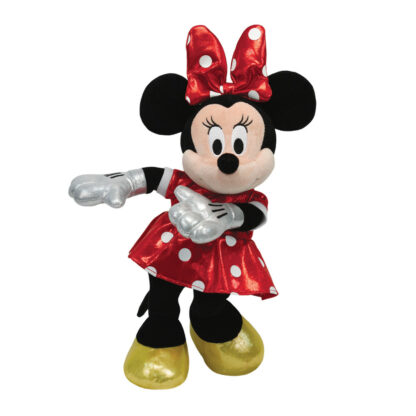 Plus cu sunete minnie sparkle rosu 20 cm ty