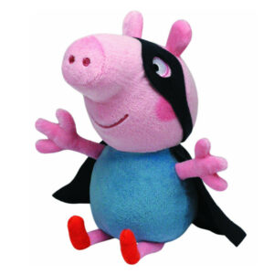 Plus licenta peppa pig, george supereroul (15 cm) - ty