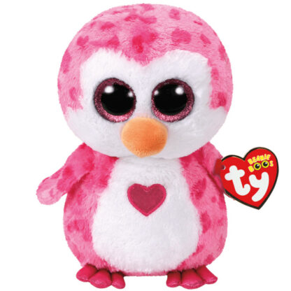 Plus pinguinul roz juliet 24 cm ty