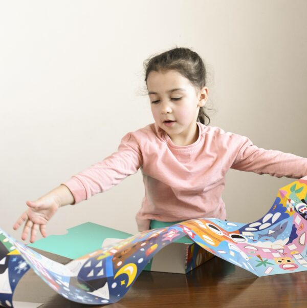 Joc creativ mozaic cu stickere anotimpuri poppik - imagine 5