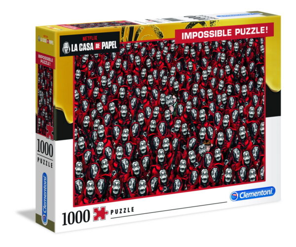 Puzzle impossible la casa de papel 1000 de piese clementoni 1