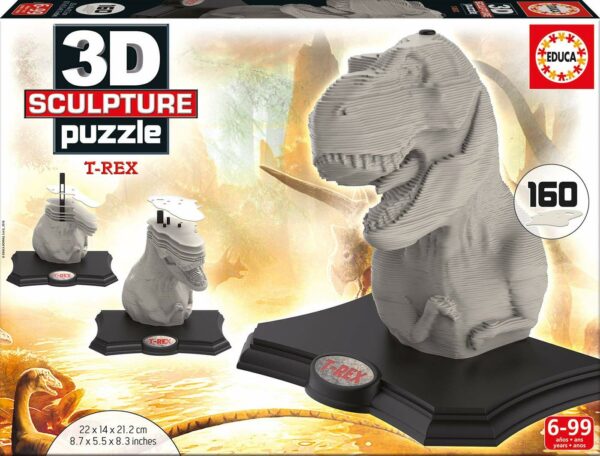 Puzzle t-rex 3d
