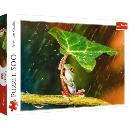 Puzzle trefl 500 umbrela verde