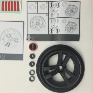 Roata neagra9x2 buzzy fiat 500