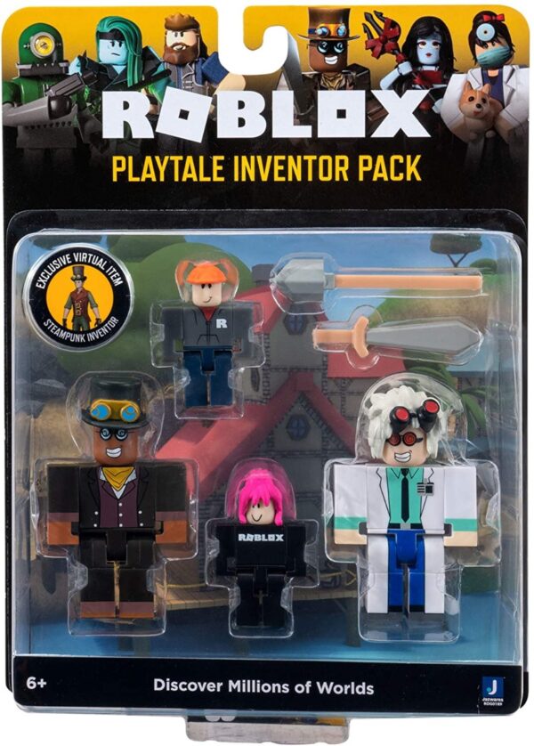 Roblox celebrity blister 2 figurine s7 playtale inventor pack
