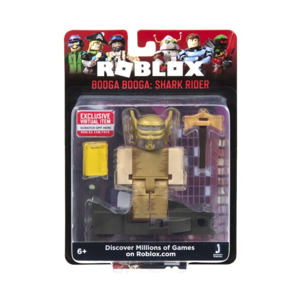Roblox figurina blister - booga booga: shark rider