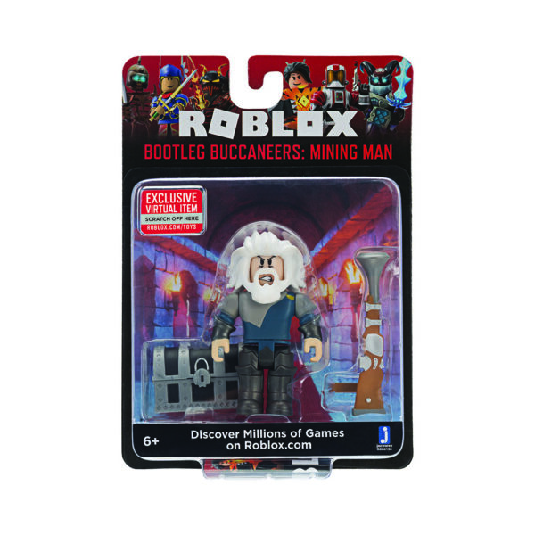 Roblox figurina blister - bootleg buccaneers - mining man