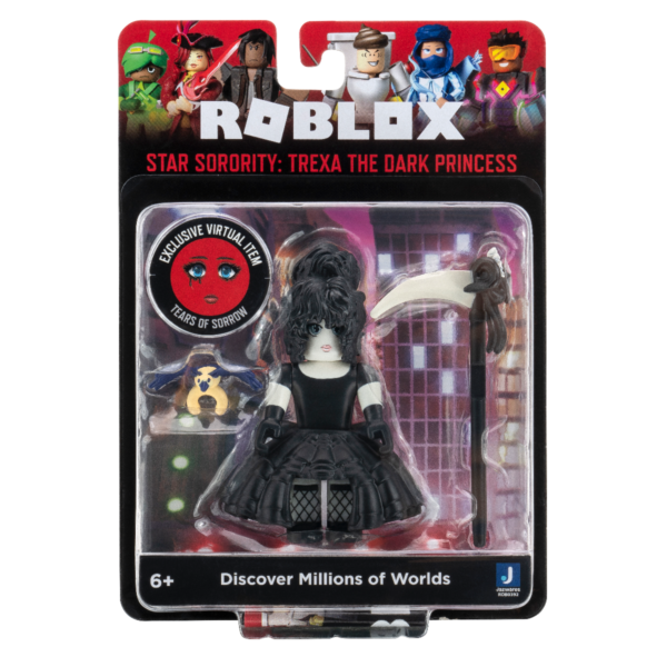 Roblox figurina blister star sorority: trexa the dark princess s9