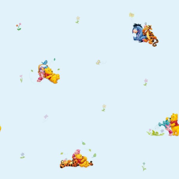 Rola tapet 10 x 0,52 m winnie the pooh wood ta00097