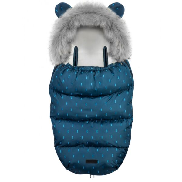 Sac de dormit ricokids 95 x 48 cm ricokids elmi 720004 - bleumarin cu modele