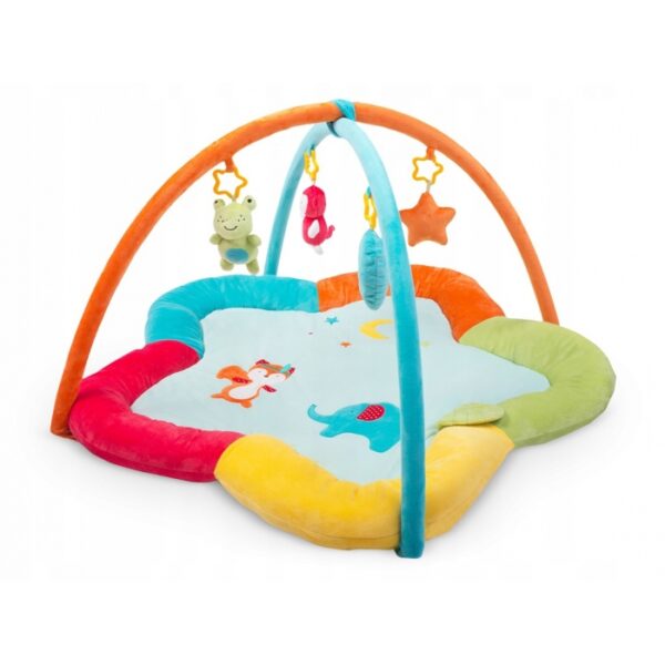 Salteluta de joaca pentru copii, in forma de floare, 85 x 50 cm ricokids 7313 - multicolora