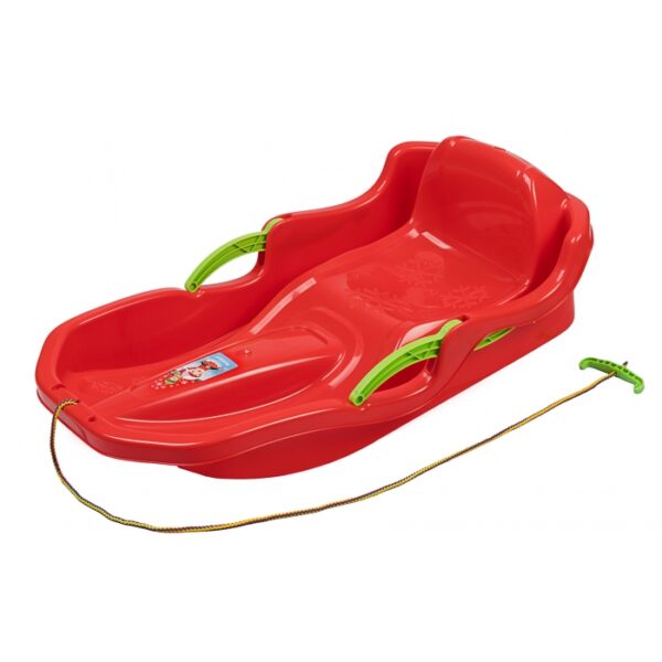 Sanie copii marmat speed bob - rosu