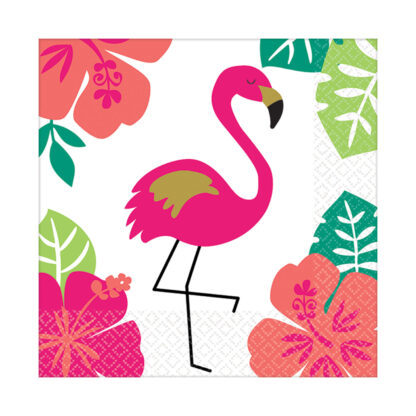 Servetele petrecere flamingo 25x25 cm