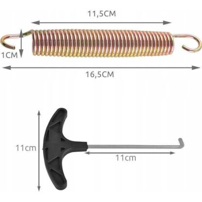 Set 10 arcuri trambulina 165 mm si tragaci Malatec MY2908 310909 3