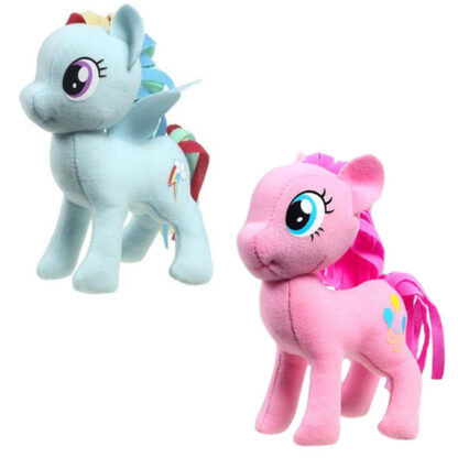 Set 2 jucarii din plus my little pony rainbow dash pinkie pie 13 cm