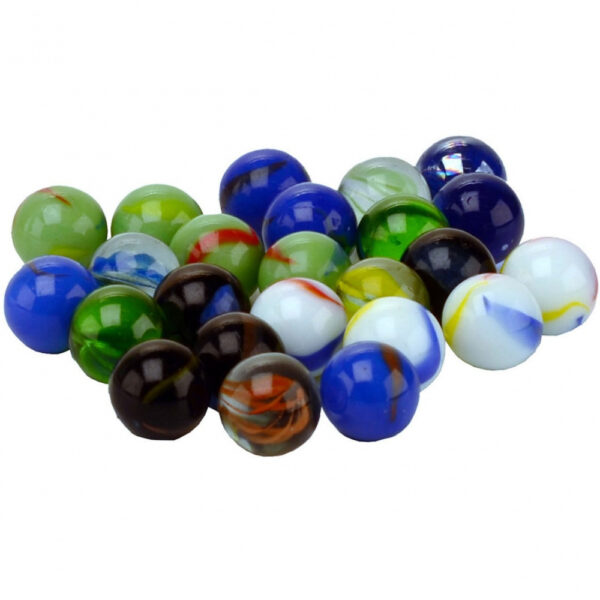 Set 48 de bile multicolore din sticla 16 mm - imagine 5