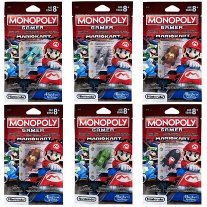 Set 6 mini figurine super mario monopoly 5 personaje