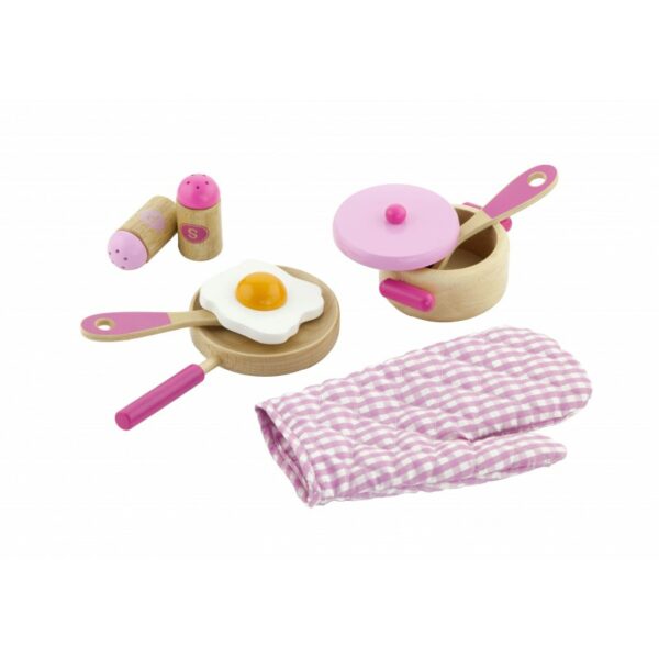 Set accesorii pentru gatit - roz, viga