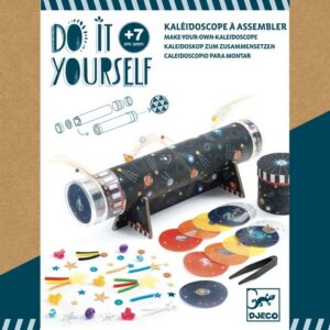 Set creativ diy djeco, cum sa creezi un caleidoscop
