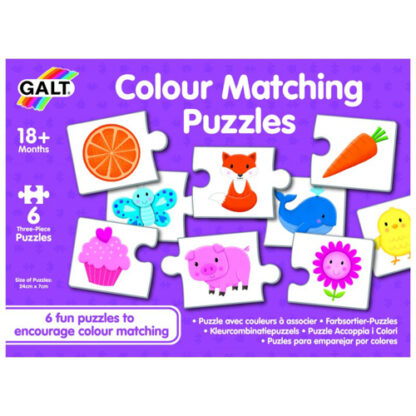 Set de 6 puzzle uri lumea culorilor galt 18 luni