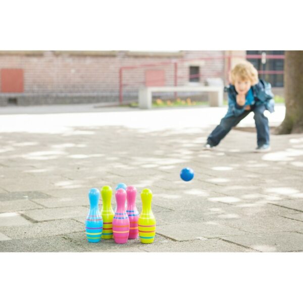 Set de bowling din lemn Skittles Jr BS Toys 292676 1