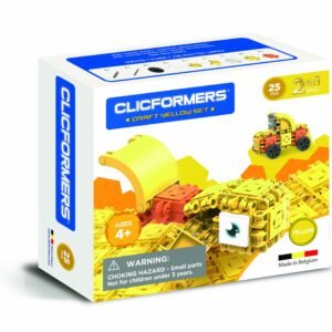 Set de construit clicformers- craft, galben