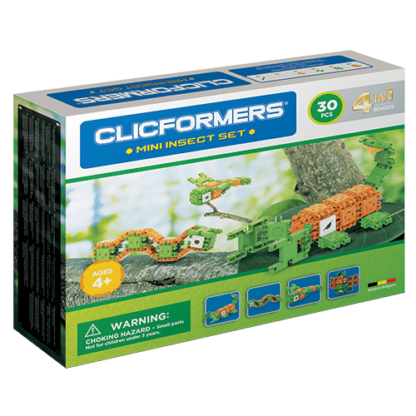 Set de construit clicformers insecte 30 piese