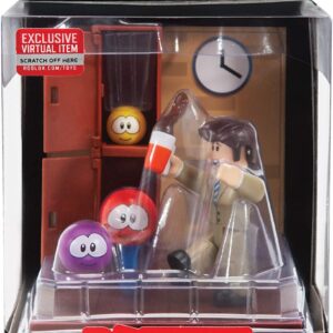 Set de joaca cu figurina inclusa, roblox, meep city: principal panic